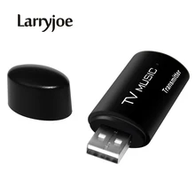 Larryjoe TS-BT35F05 беспроводной адаптер передатчик беспроводной стерео Bluetooth Музыка донгл адаптер для ТВ MP3 PC черный