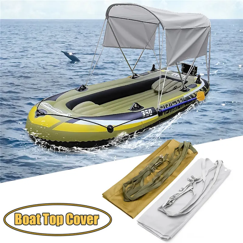 

Newest kayak Stainless steel Aluminum Round Tubes Bimini Top UV Waterproof Boat Cover with Boot and Hardware Kayak Accessories