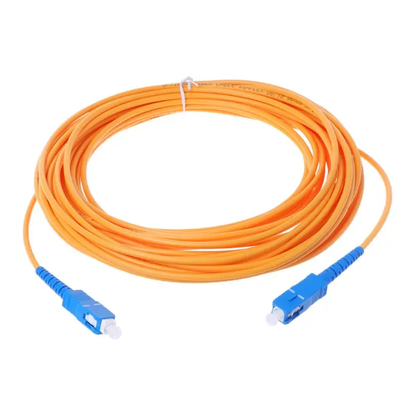 1 шт. SC/UPC-SC/UPC-SM 3 мм волоконно-оптический соединительный кабель одномодовый удлинитель патч-корд - Цвет: 10