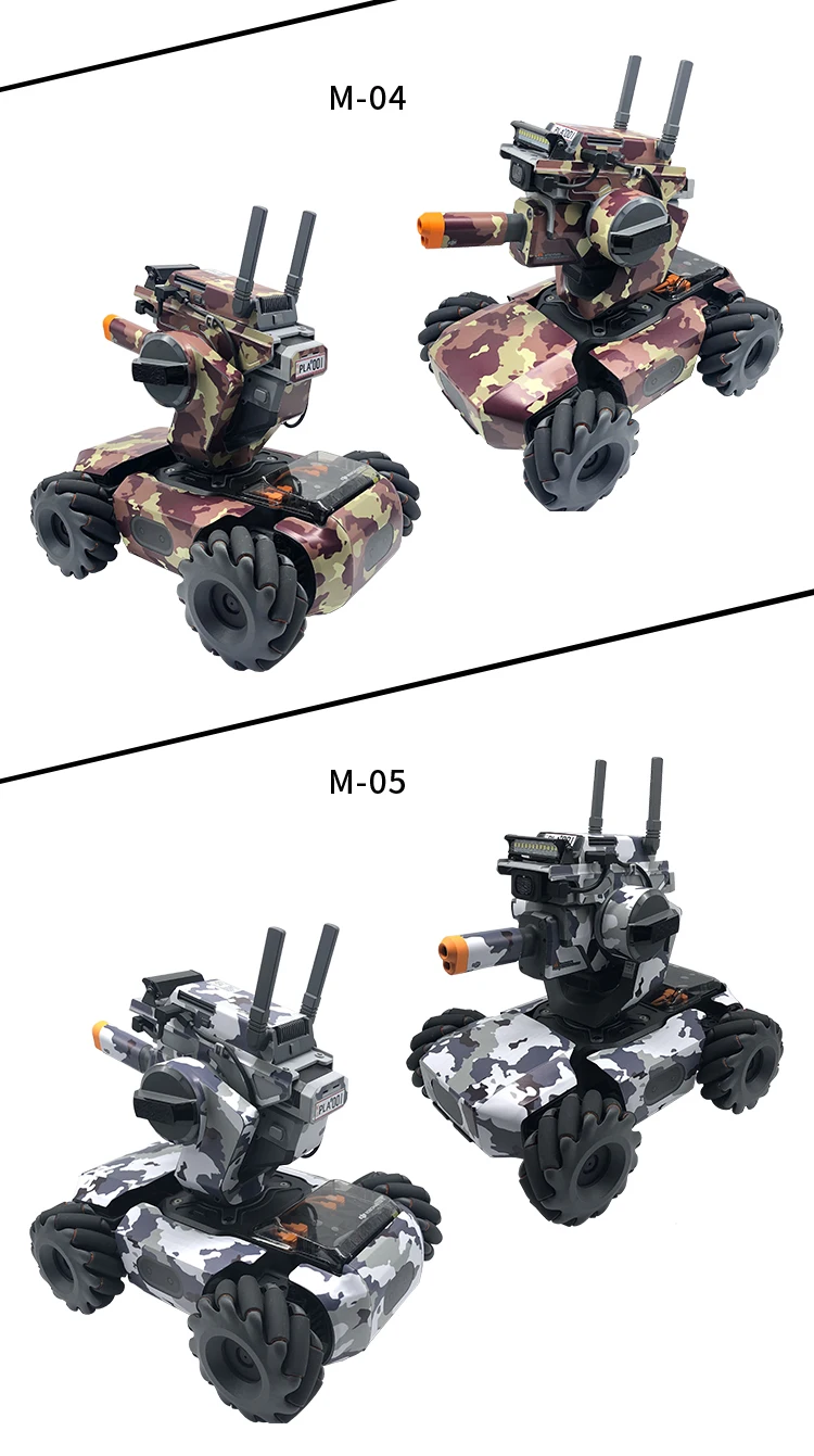 Водонепроницаемая наклейка для DJI RoboMaster S1 Shell Защитная кожа батарея кожи и номерного знака кожи для RoboMaster S1