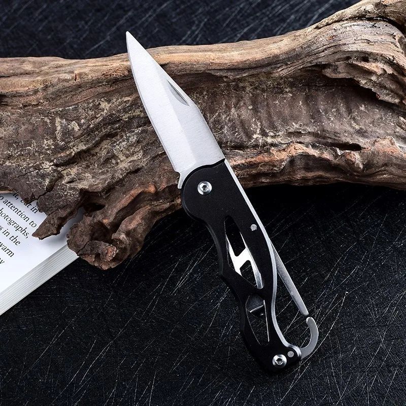 8 Colors Multifunction Folding Fold Knife Portable Key Ring Camping Mini Tactical Survival