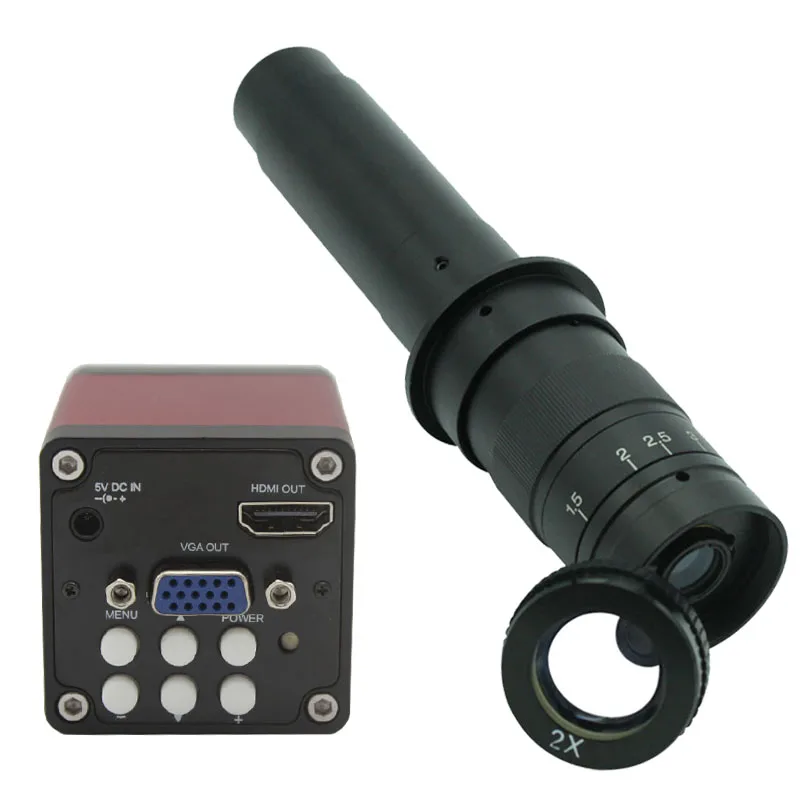 13MP 1/3 &quotCMOS промышленности микроскоп Камера hdmi выходы VGA 60f/S 720 P + 10X ~ 600X