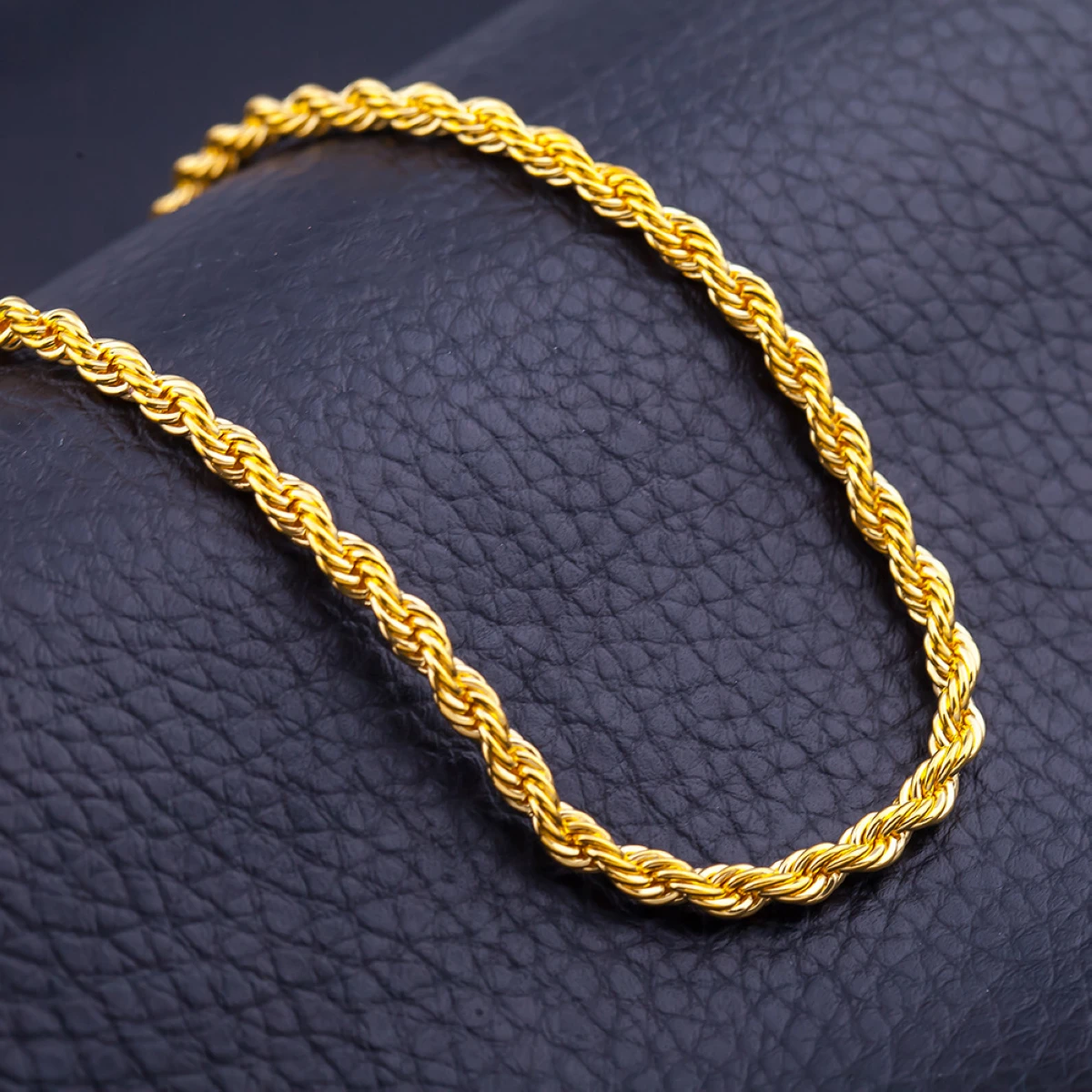 Винтажная витая Цепочка, ожерелье в стиле хип-хоп, Золотая цепочка, ожерелье для самостоятельного изготовления ювелирных изделий, аксессуары для женщин и мужчин, Золотая цепочка, ожерелье