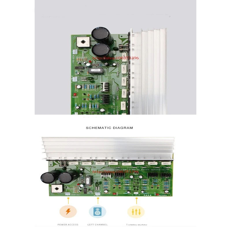 KYYSLB AC двойной 22~ 28 в 600 Вт* 2 усилитель высокой мощности доска восемь 8 1943/5200 HIFI высококачественный Усилитель мощности доска 4~ 8 Ом