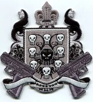 

3.75" THE PUNISHER guns skulls crest Embroidered Uniform Movie TV Series Iron On Patch Custome APPLIQUE clothes