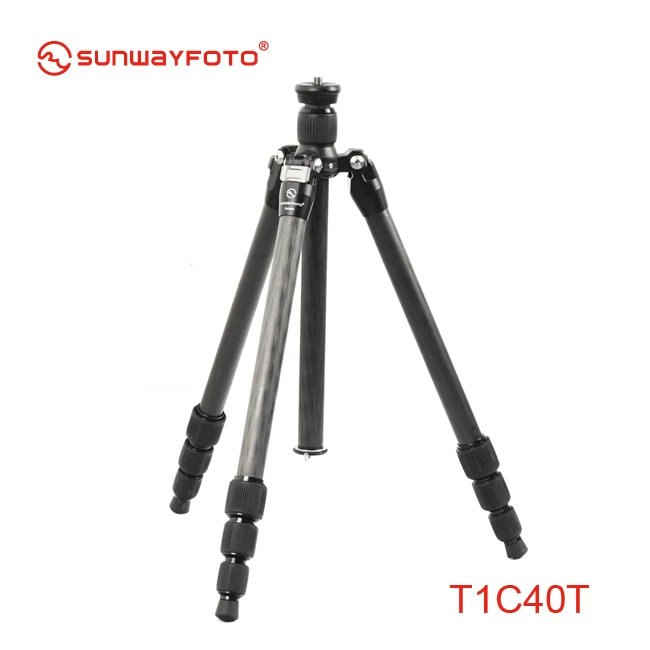 SUNWAYFOTO T1C40T Профессиональный штатив для камеры из углеродного волокна для Dslr, супер светильник для путешествий