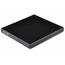Portable External Slim USB 2.0 DVD-ROM Optical Drive CD DVD ROM Disk Reader Player For Desktop PC Laptop PC Tablet Promotion