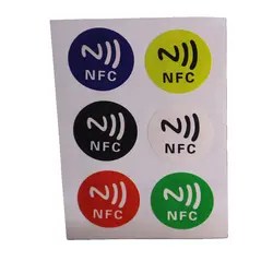 6 шт./лот Ntag213 универсальный NFC Стикеры 13,56 мГц ISO1443A