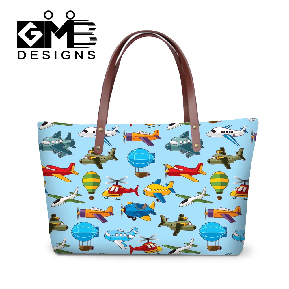 

Dispalang 3D airplane printing handbags for women top-handle bag shoulder bags plane messenger bags ladies new shopping hand bag