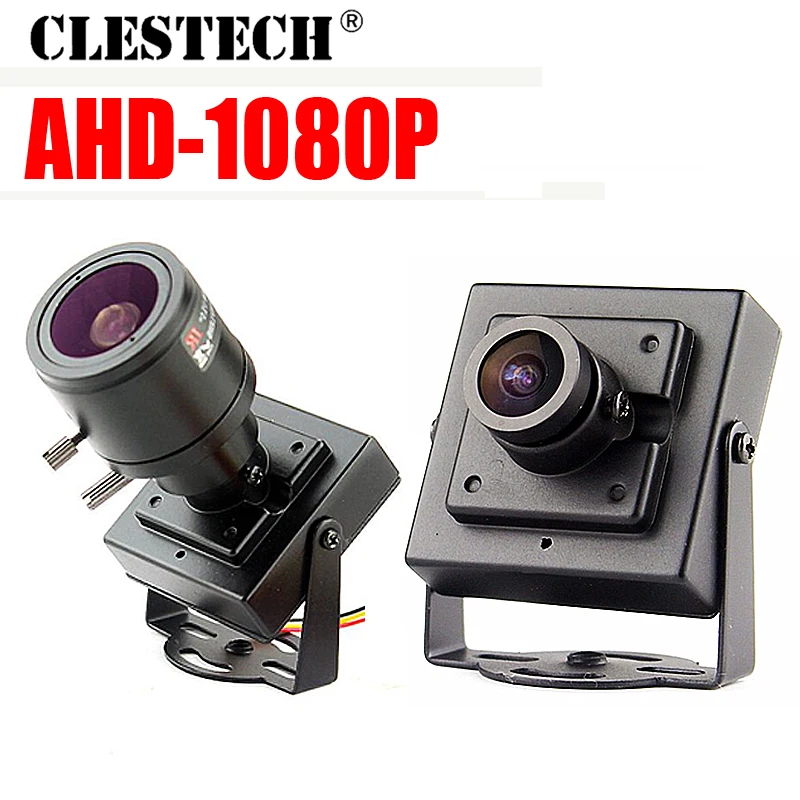 

Super Small AHD MINI CCTV camera Sony imx323 2.0MP 1080P metal Security Surveillance micro Video monitoring vidicon with bracket