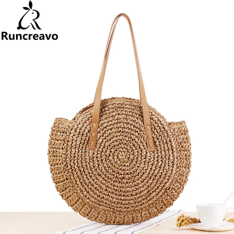 

Summer Crossbody Bags For Women 2018 Luxury Handbags Women Bags Designer Famous Brand Ladies Rattan Beach Bag Wicker Straw Bag