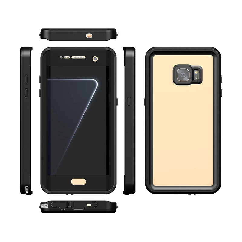 Для Samsung Galaxy S7 Edge водонепроницаемый чехол IP68 Подводный ПК + ТПУ бронированный S725