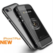 Luxury Brand for iphone7 7 Plus Bumper Case Aluminum Frame & Transparent PC Back Cover Metal Button Case for iphone 7 Cover Luxury Brand for iphone7 7 Plus Bumper Case Aluminum Frame & Transparent PC Back Cover Metal Button Case for iphone 7 Cover