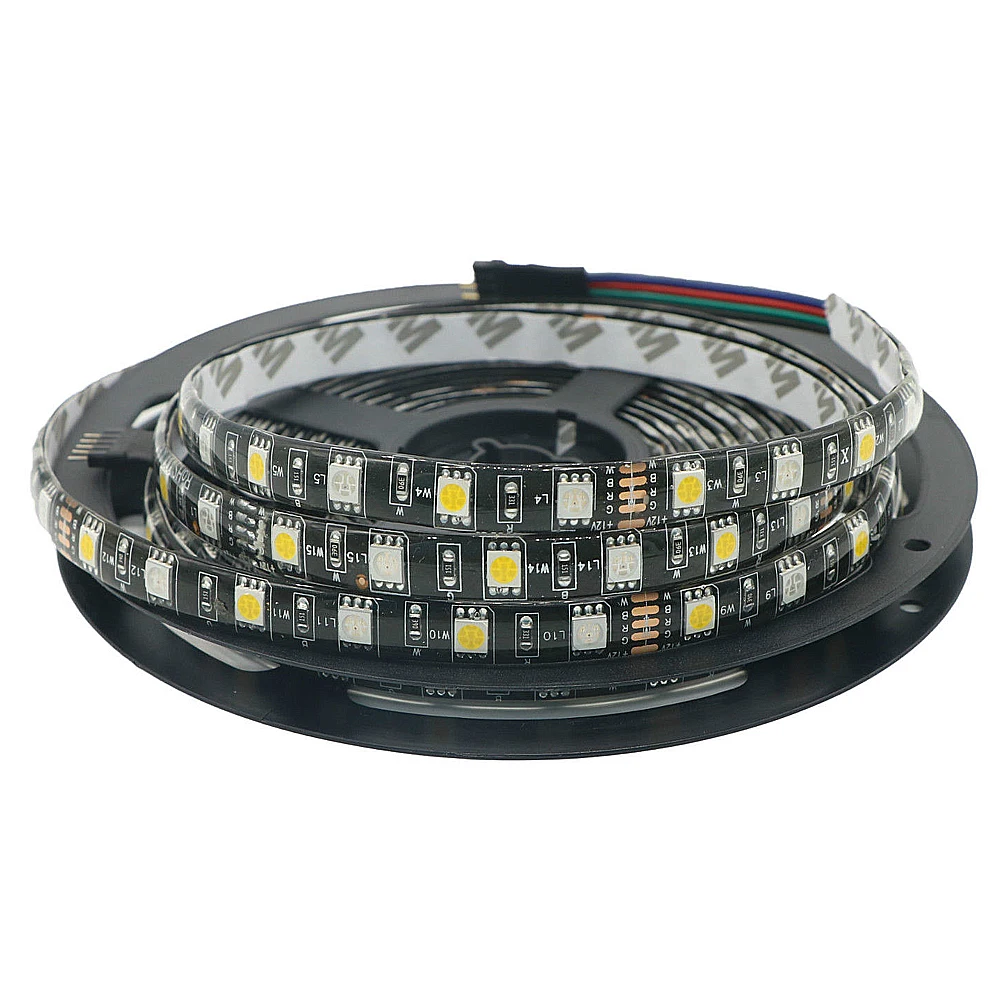 DC12V 5050 LED Strip Waterproof RGBW Flexible LED Light 60LED/m Waterproof IP20/IP65 RGB+White/+Warm White Tape for decoration