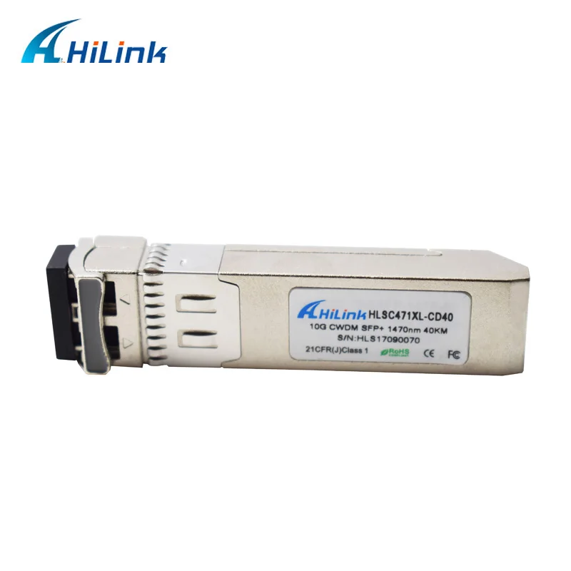 10G CWDM SFP + 40KM 1470nm HLSC471XL CD40 LC DDM модуль приемопередатчика|Оптоволоконное