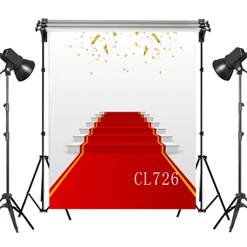 

Seamless Washable No Crease Polyester Wedding Stage Red Carpet Ceremony Backdrop Background Photography Studio Prop Photographic