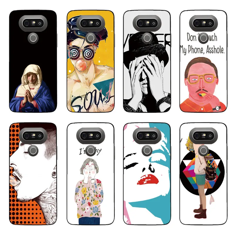 

For LG G2 Silicone Case Back Cover For LG G3 G4 G5 G6 G7 Soft TPU Case