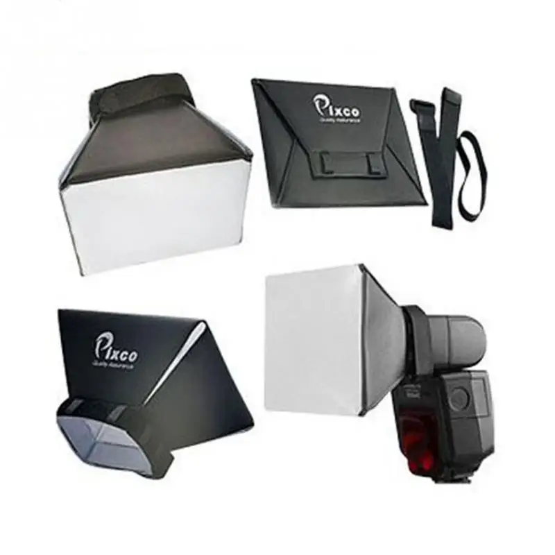 

New Portable Omni Bounce Softbox Kit Photography Flash Diffuser for Canon for Nikon for Pentax for Sony DSLR Speedlite Flash &