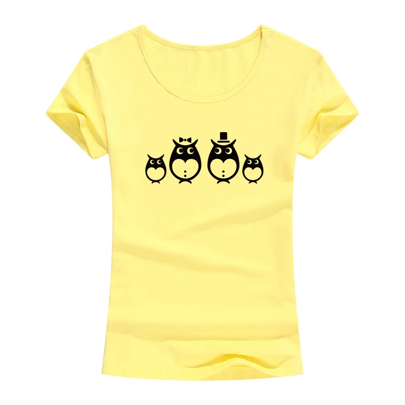 Owl Animal Print Harajuku 2017 Slim Cotton T Shirt Women Lady Tops Short Sleeve O-neck Casual Tee Shirt Carton Costumes Female Owl Animal Print Harajuku 2017 Slim Cotton T Shirt Women Lady Tops Short Sleeve O-neck Casual Tee Shirt Carton Costumes Female
