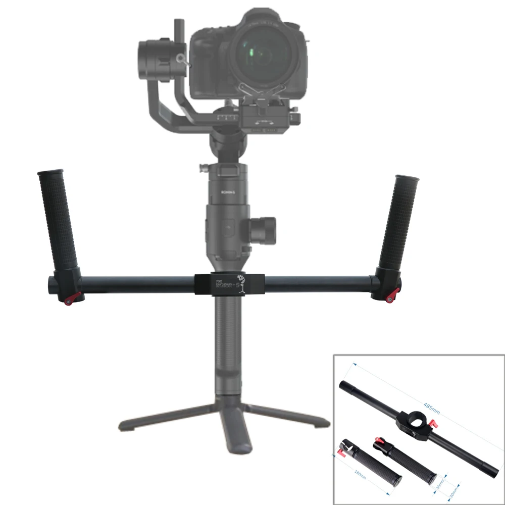 

Professional Handheld Photography PTZ Special Dual Handle Handheld Stabilizer Bracket for DJI Ronin-S Accessories
