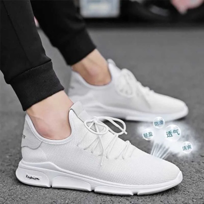 

2019 explosion models fly line technology wild trend mesh shoes men's casual and comfortable light sports shoes running shoes