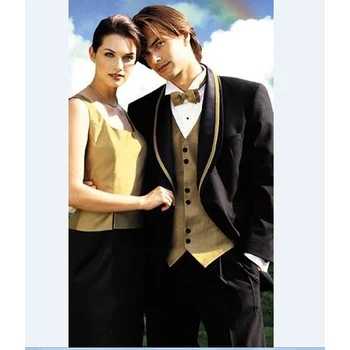 

Custom Made Groomsmen Shawl Lapel Groom Tuxedos Black Men Suit Wedding Best Man Blazer mens suits (Jacket+Pants+Tie+Vest)