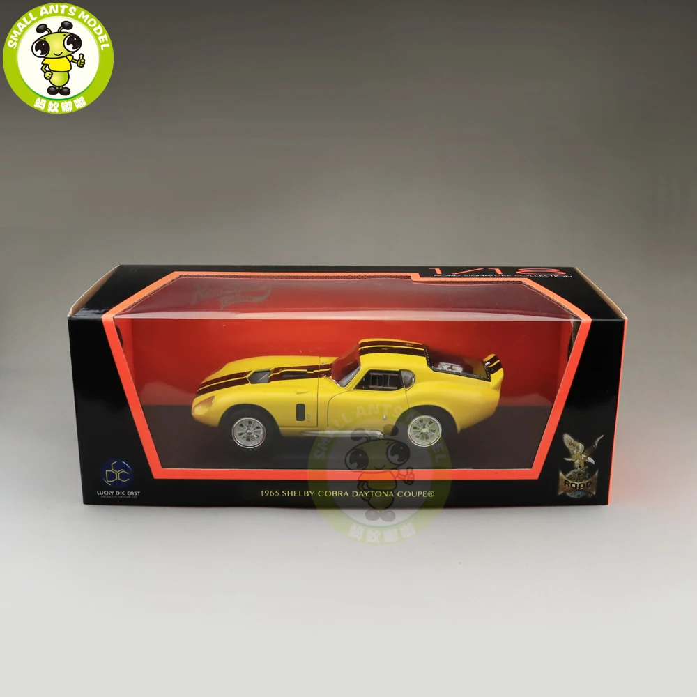 1/18 1965 FORD Shelby COBRA DAYTONA COUPE Road Signature литой модельный автомобиль игрушки подарок для