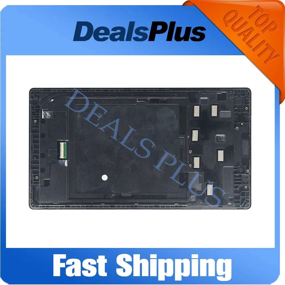 Replacement New LCD Display Touch Screen with Frame Assembly For Lenovo Tab 2 A7-30 A7-30HC A7-30TC 7-inch Black Free Shipping 5pcs lot100% new original for zte grand memo 5 7 n5 u5 n9520 v9815 lcd display touch screen assembly free shipping 100% tested