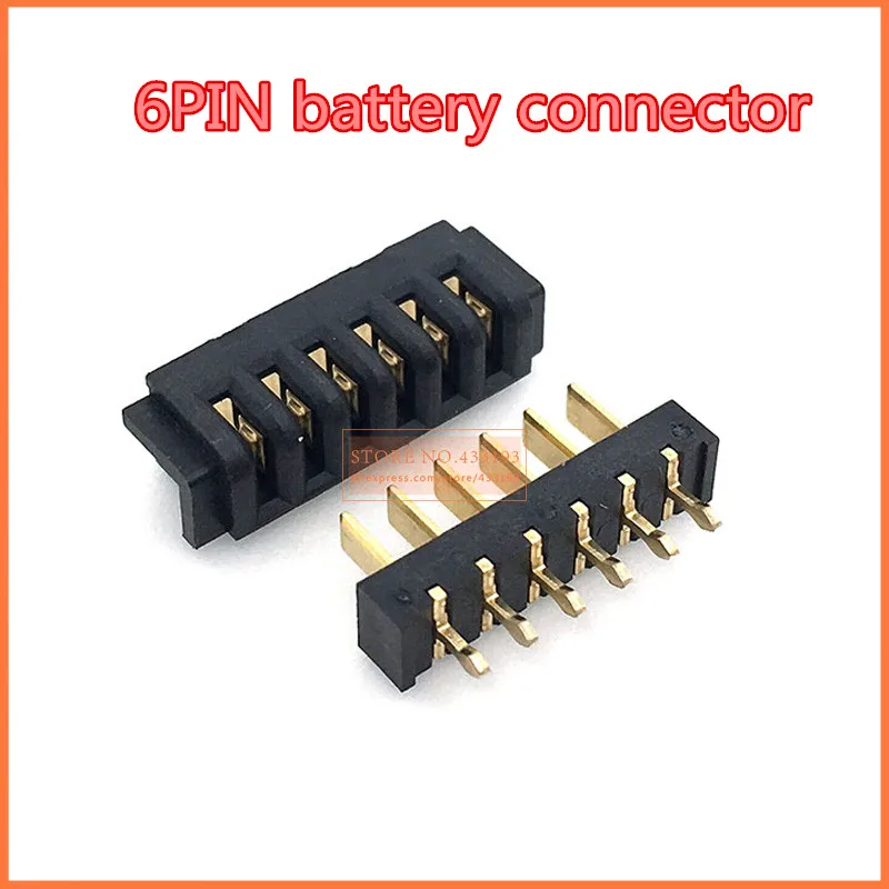 

6PIN Laptop notebook battery connector pitch 2.5MM male+female plug 5pair