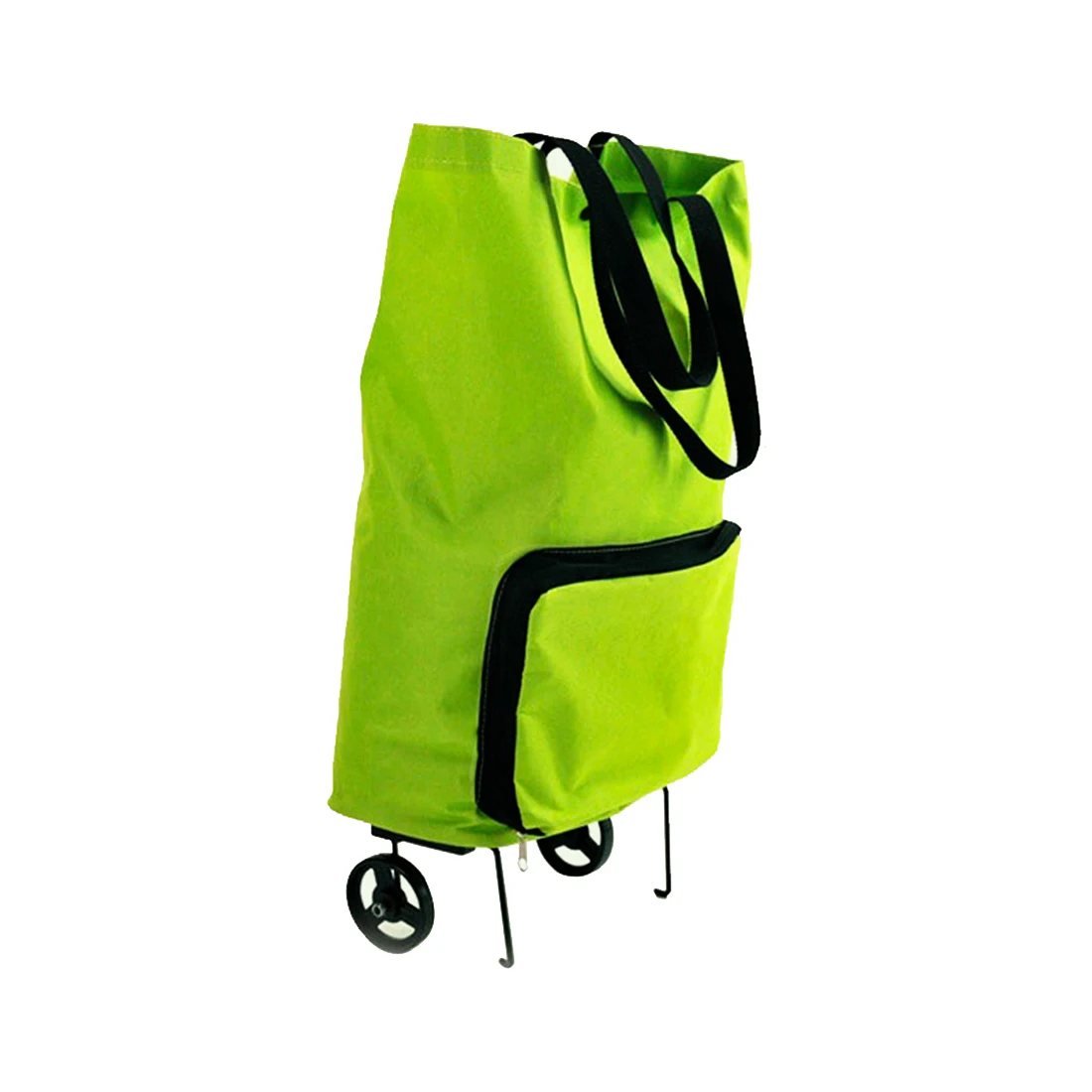 ABDB портативная тележка для шоппинга сумка с колесами складная тележка прокатки продуктовый зеленый