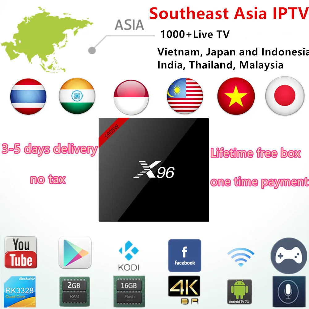 

No Monthly Feeb India IPTV BOX Subscription 1000+Arabic/Japan/Malaysia/Vietnam/Thailand Channels Android IP TV Smart set top TV