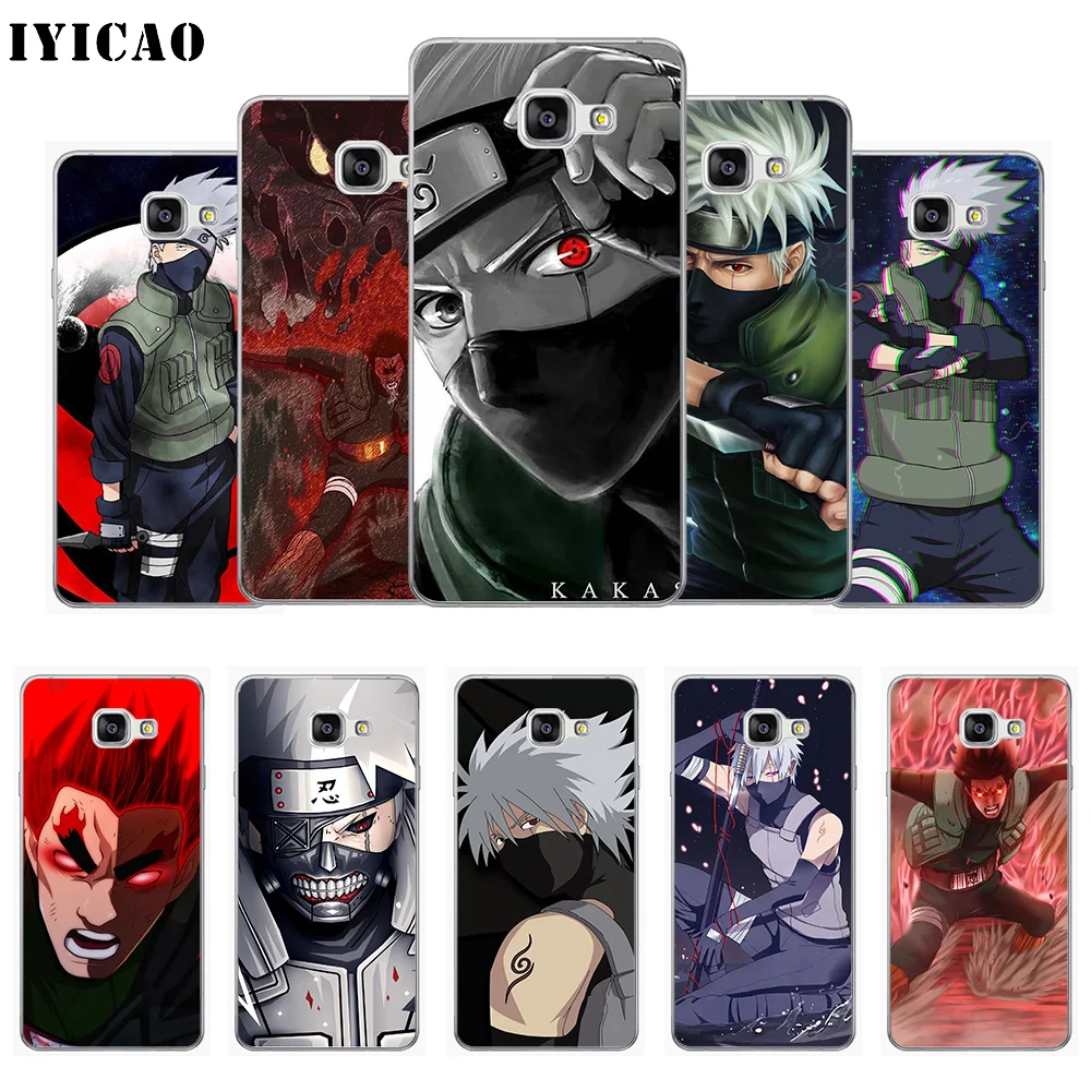 IYICAO Naruto Kakashi Guy Мягкий силиконовый чехол для телефона Samsung A10 A30 A40 A50 A70 M10 M20 M30 TPU |