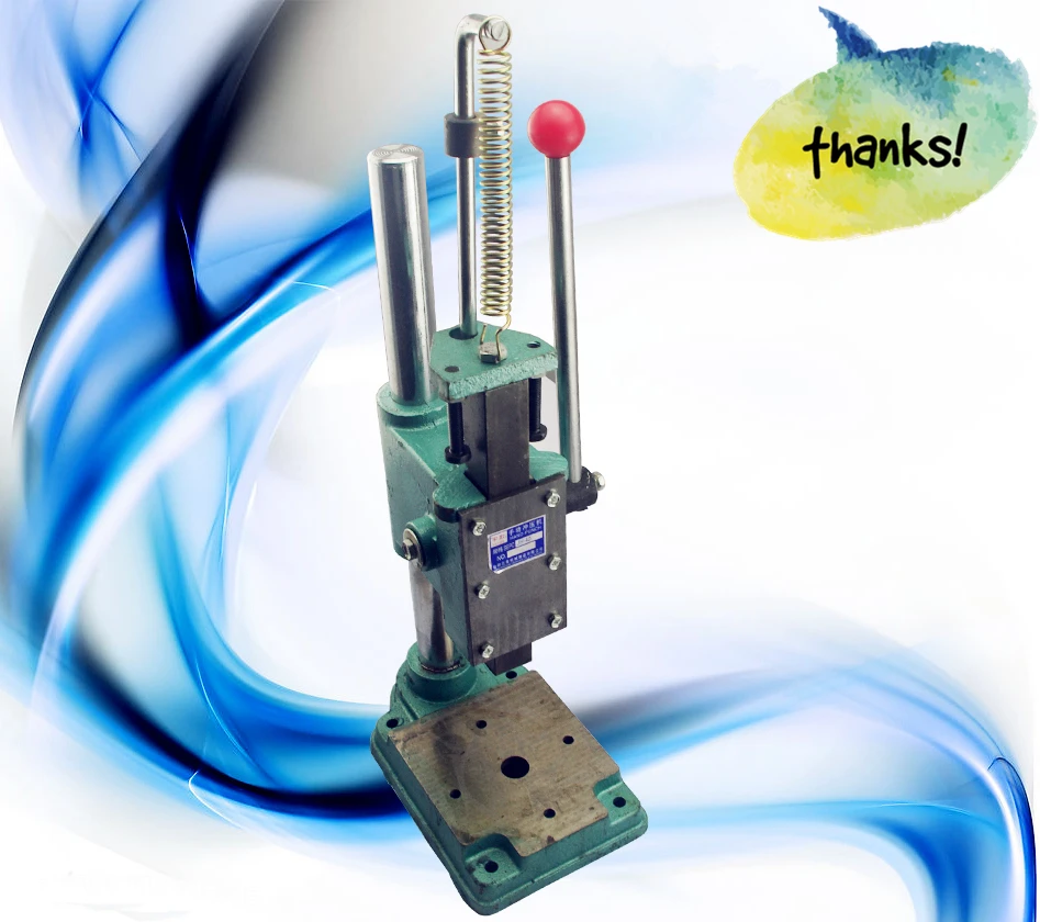 made in china small hand press machine manual license plate press