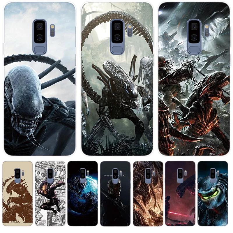 

Fundas Silicone Phone Case For Samsung Galaxy M10 M20 M30 A10 A30 A50 S10 5G S8 S9 Plus S10e Cover Alien vs Predator