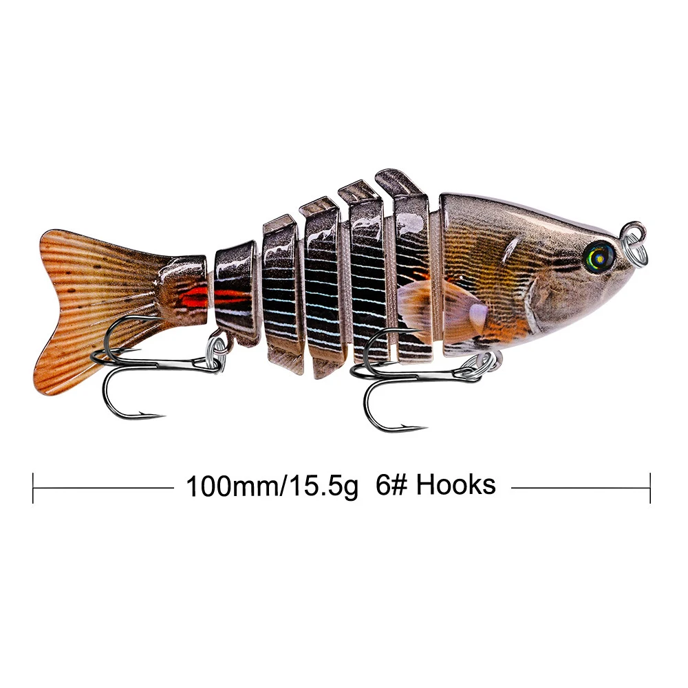 

1PC hard plastic mutil jointed minnow fishing lures wobbler crankbaits artifical pesca fishing tackles