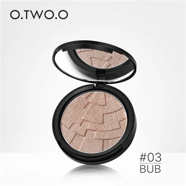 O. TWO. O Набор для свечения пудры хайлайтер Maquillage Imagic Illuminator осветляющая Запеченная пудра, хайлайтер для макияжа - Цвет: 3 BUB