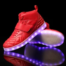 MR.MADING Men LED Shoes New Winter Spring Autumn Boots Style Led USB Wholesale Shoes Men Comfortable Shoes Men Soft Out sole