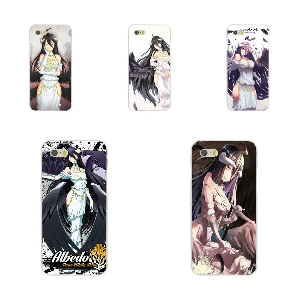 Сексуальная аниме девушка Overlord Albedo для HTC 530 626 628 630 816 820 One A9 M7 M8 M9 M10 E9 Plus U11 Moto G G2 G3 G4