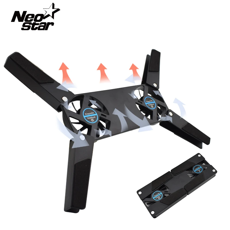 

Rotatable USB Fan Cooling Pad 2 Fans Cooler Notebook Cooler Computer USB Fan Stand For 10-17" PC Laptop PC Computer Peripherals