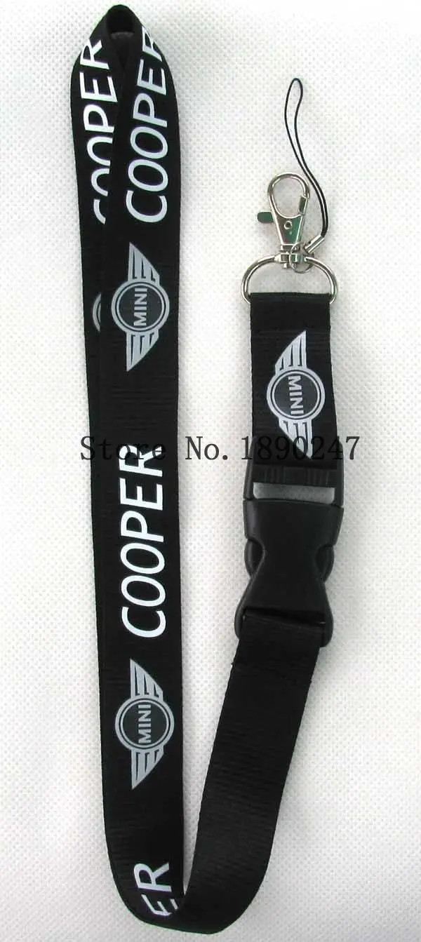 Neck Strap Lanyard Car Logo Key Chains Cellphone ID Cord Holder fit for BMW Mini 