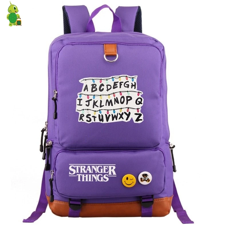 Mochila странные вещи рюкзак женская сумка мужской ноутбук рюкзак школьные сумки для подростков мальчиков девочек рюкзак дорожные сумки - Цвет: 5