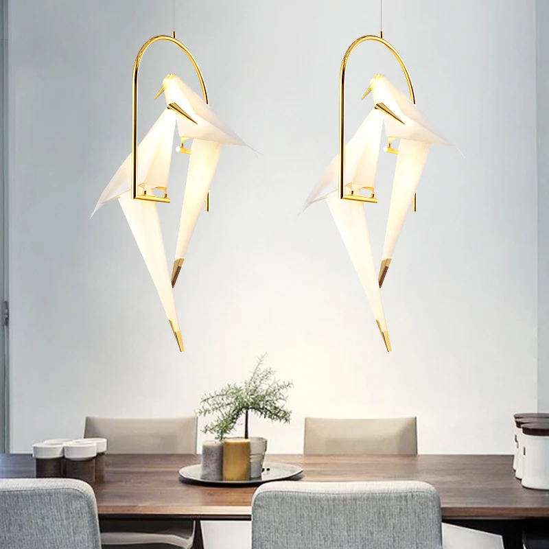 

Perch Light Pendant Hanging bird Lamps LED Chandelier Lighting Fixtures Free Shipping