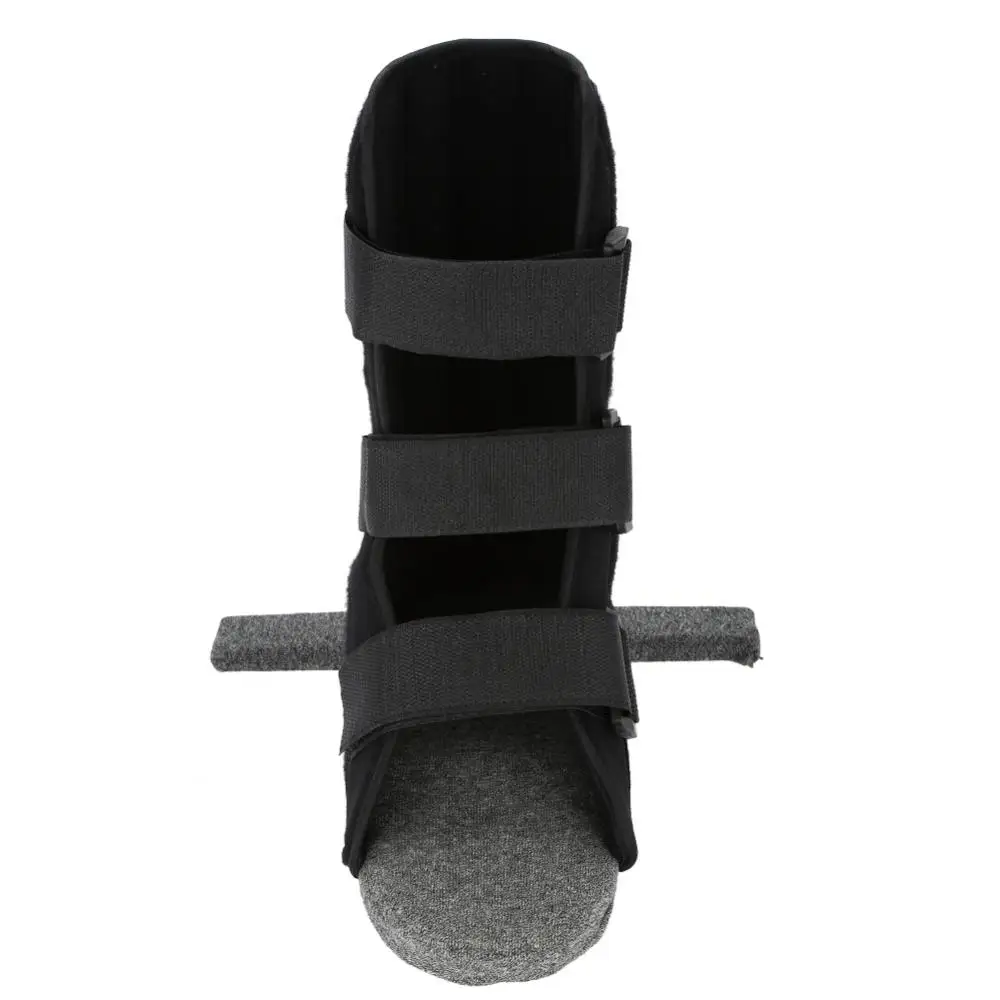 Фиксатор голеностопного сустава для ног регулируемый фиксатор для взрослых фиксатор для фиксации лодыжки ремень для поддержки ног Подошвенная шина фиксатор для облегчения боли - Цвет: Black