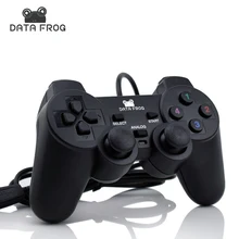 Vibration Joystick Wired USB PC Controller For PC Computer Laptop For WinXP/Win7/Win8/Win10 For Vista Black Gamepad
