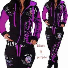 2018 Brand Autumn Tracksuit Two Piece Set Women Sweatsuits 2 Pieces Matching Set Sweat Track Suits woman joggers suit sets 
