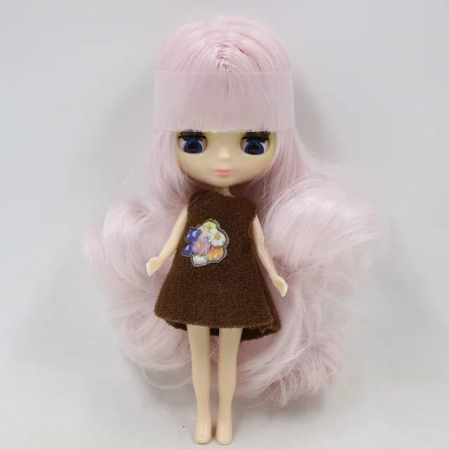 DBS blyth mini doll 10CM height normal body cute doll anime girls gift 5