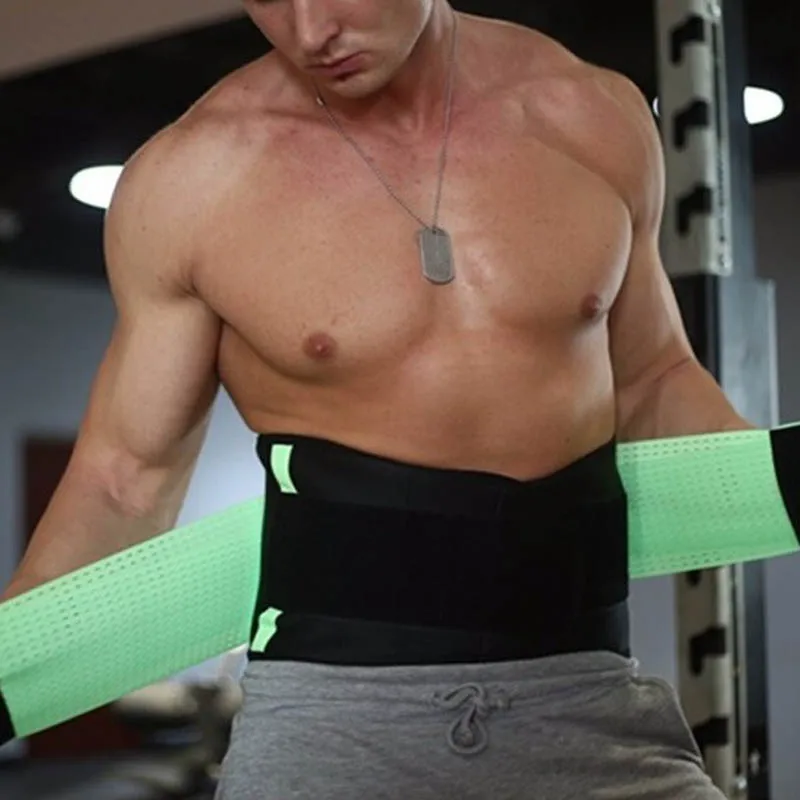 Hot Shaper men waist support waistband sports vest fitness belt Men's woman Compression Body Shaper Belt Shapers Waist Trimmer (13)