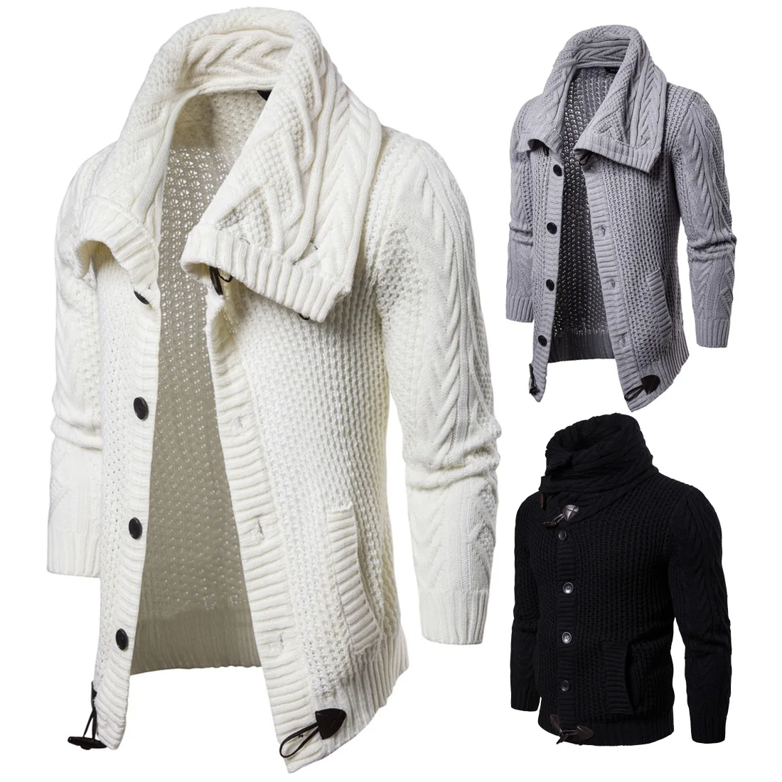 big mens cardigan sweaters