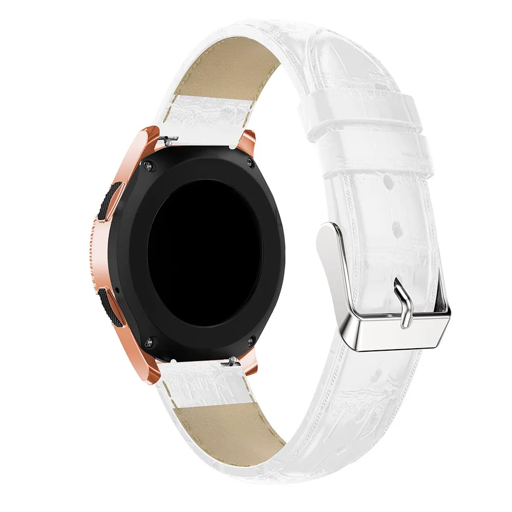 Подлинная Кожаный ремешок для часов 20 мм для samsung Galaxy часы 42 мм Quick Release группа спортивный ремешок для samsung Шестерни S2 классический