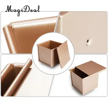 

Square Nonstick Box Loaf Tin Box Pastry Bread Cake Baking Pan Bakeware